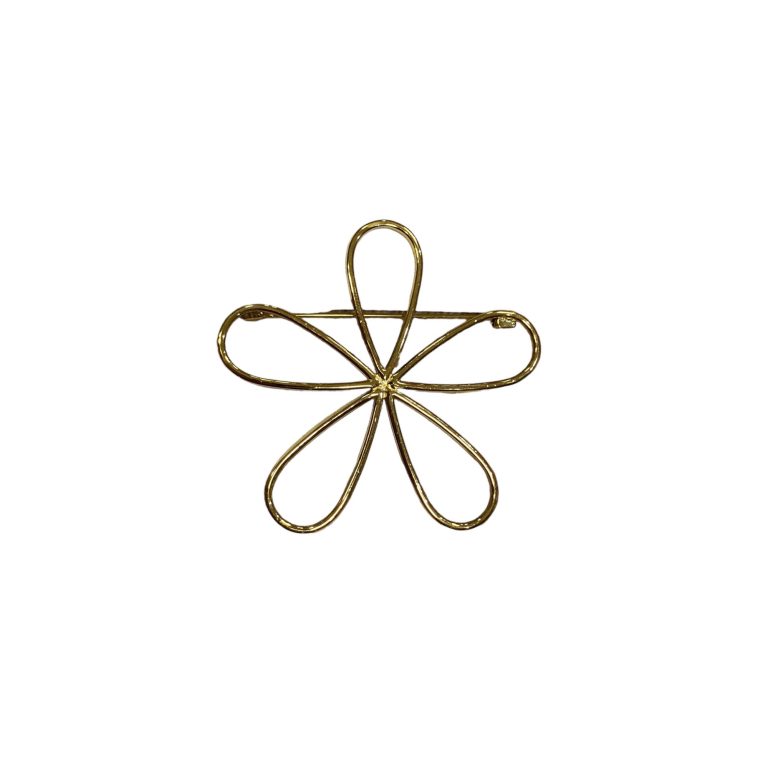 Broche Flor concha vega