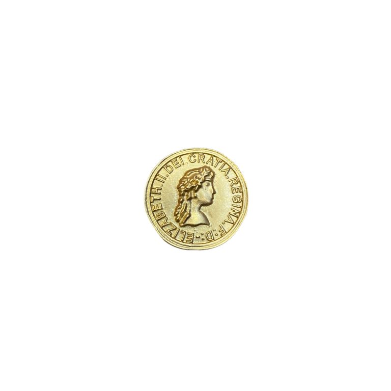 Broche Moneda concha vega