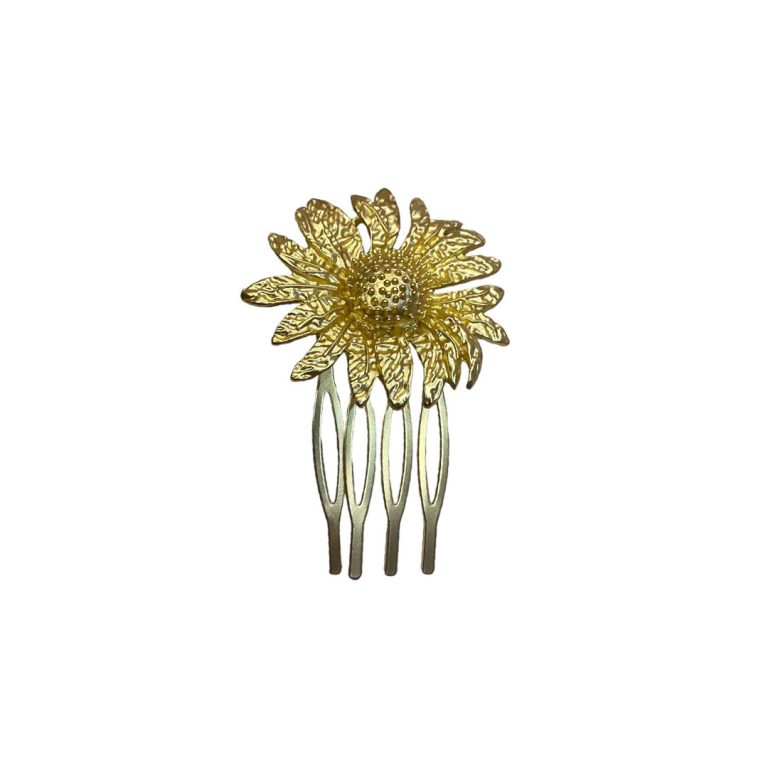 Peinecillo Girasol Dorado Brillo Concha Vega