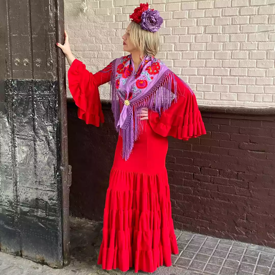 Traje de Flamenca Abril - Concha Vega