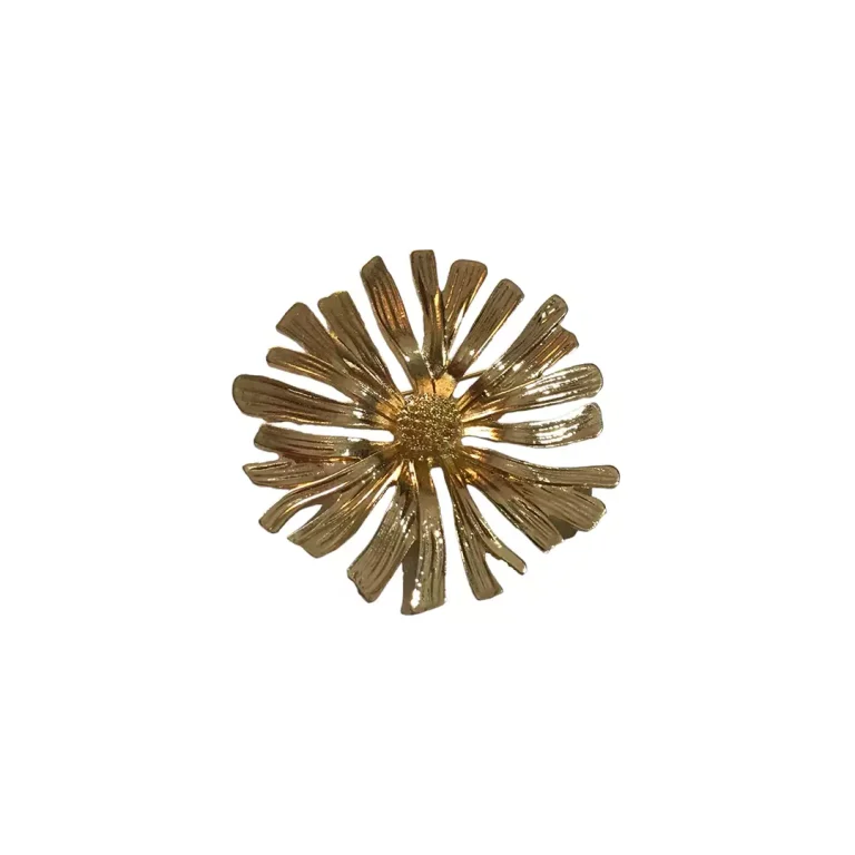Broche dorado concha vega