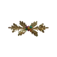 Broche Guirnalda dorado Brillo concha vega