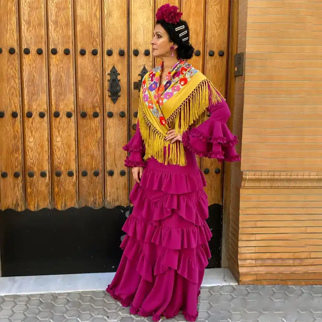 Traje flamenca