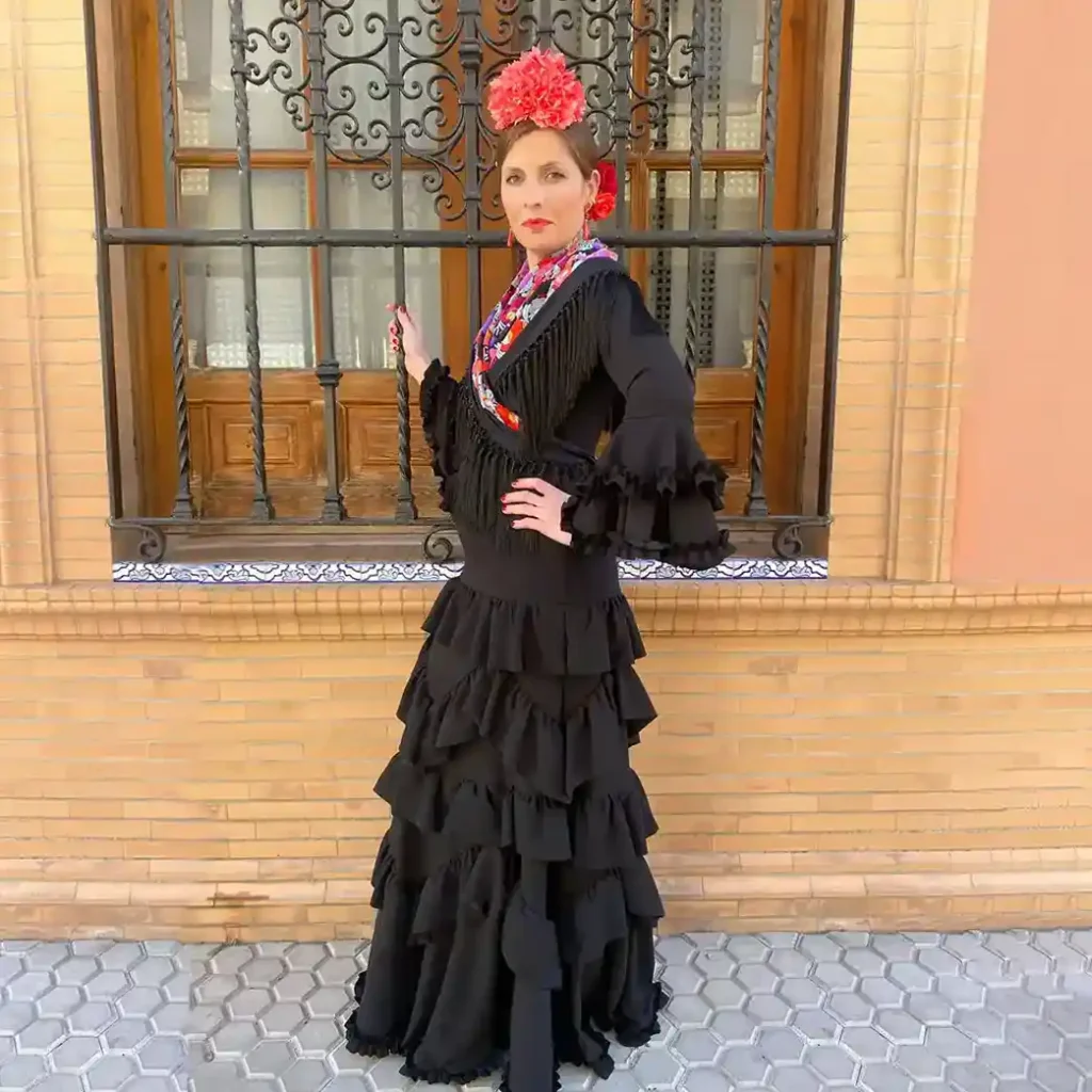 Traje flamenca