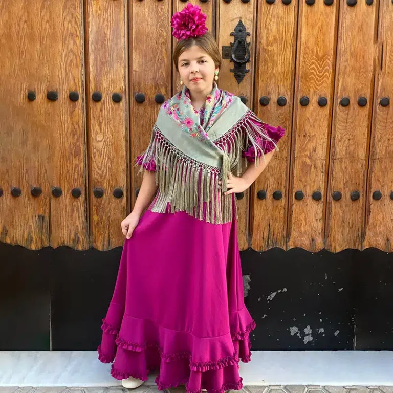 Vestido flamenca niña
