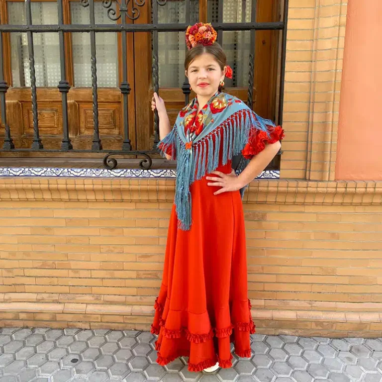 Vestido flamenca niña