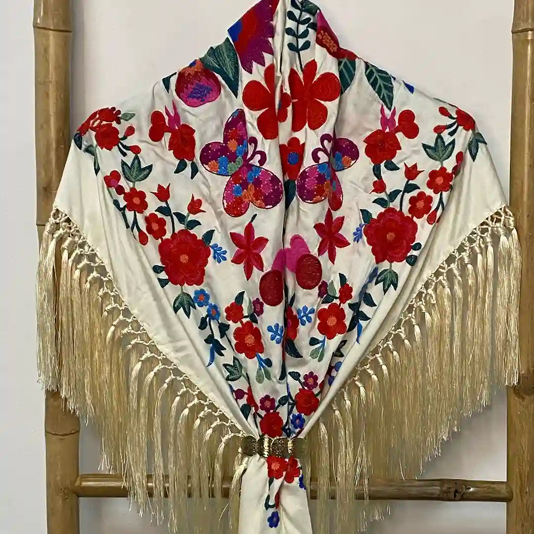 mantones de flamenca