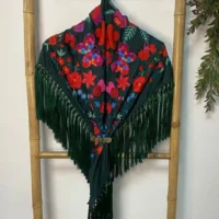 mantoncillo flamenca bordado