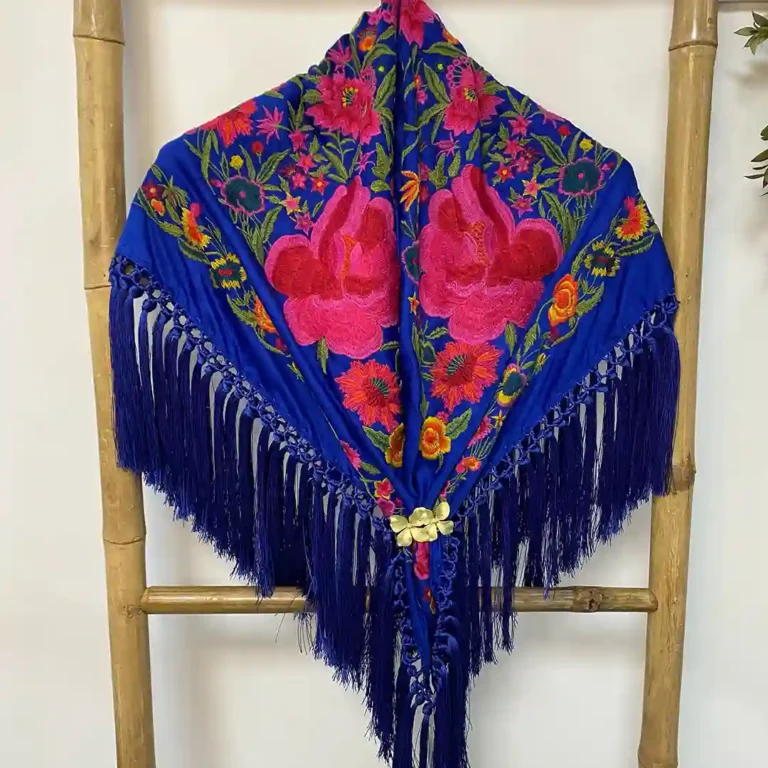 Mantoncillo Mod. Triana - Azul Eléctrico