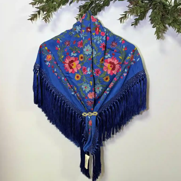 Mantoncillo Mod. Campanilla - Azul Eléctrico