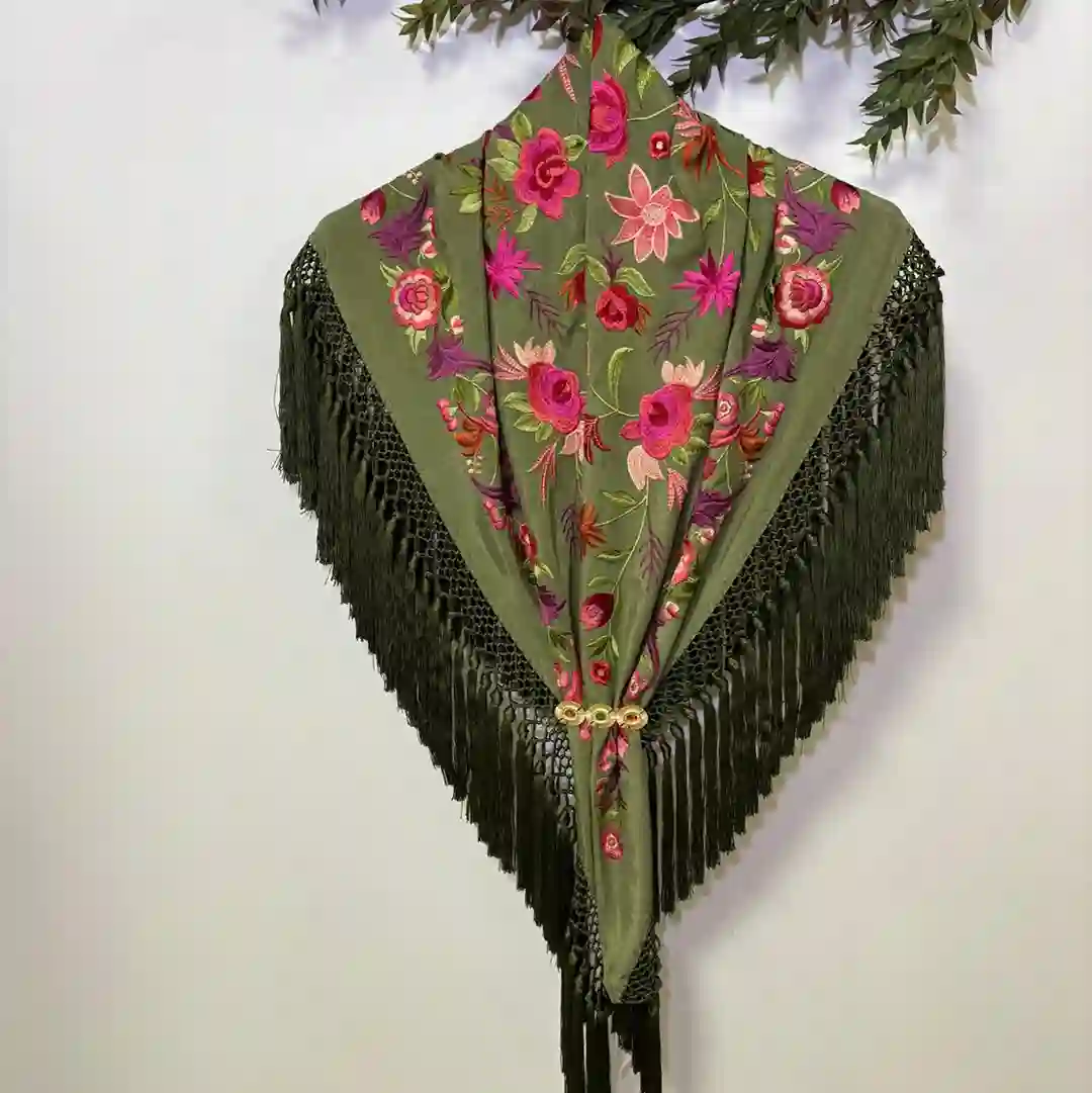Mantoncillo Mod. Geranio - Verde Hoja