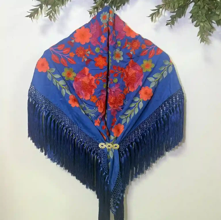 Mantoncillo Mod. Requiebro - Azul Eléctrico