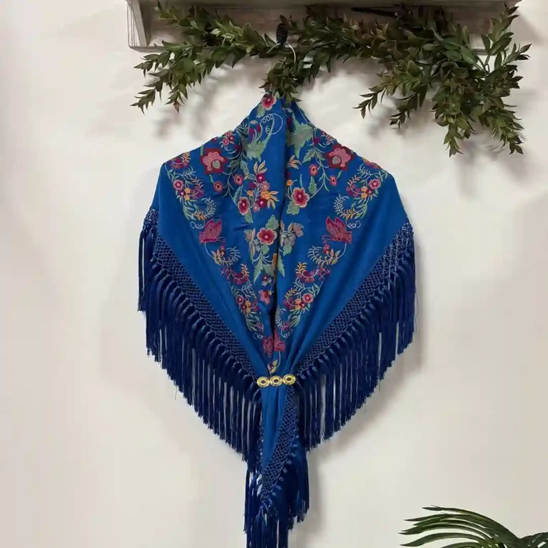 Mantoncillo Mod. Trigal - Azul Eléctrico
