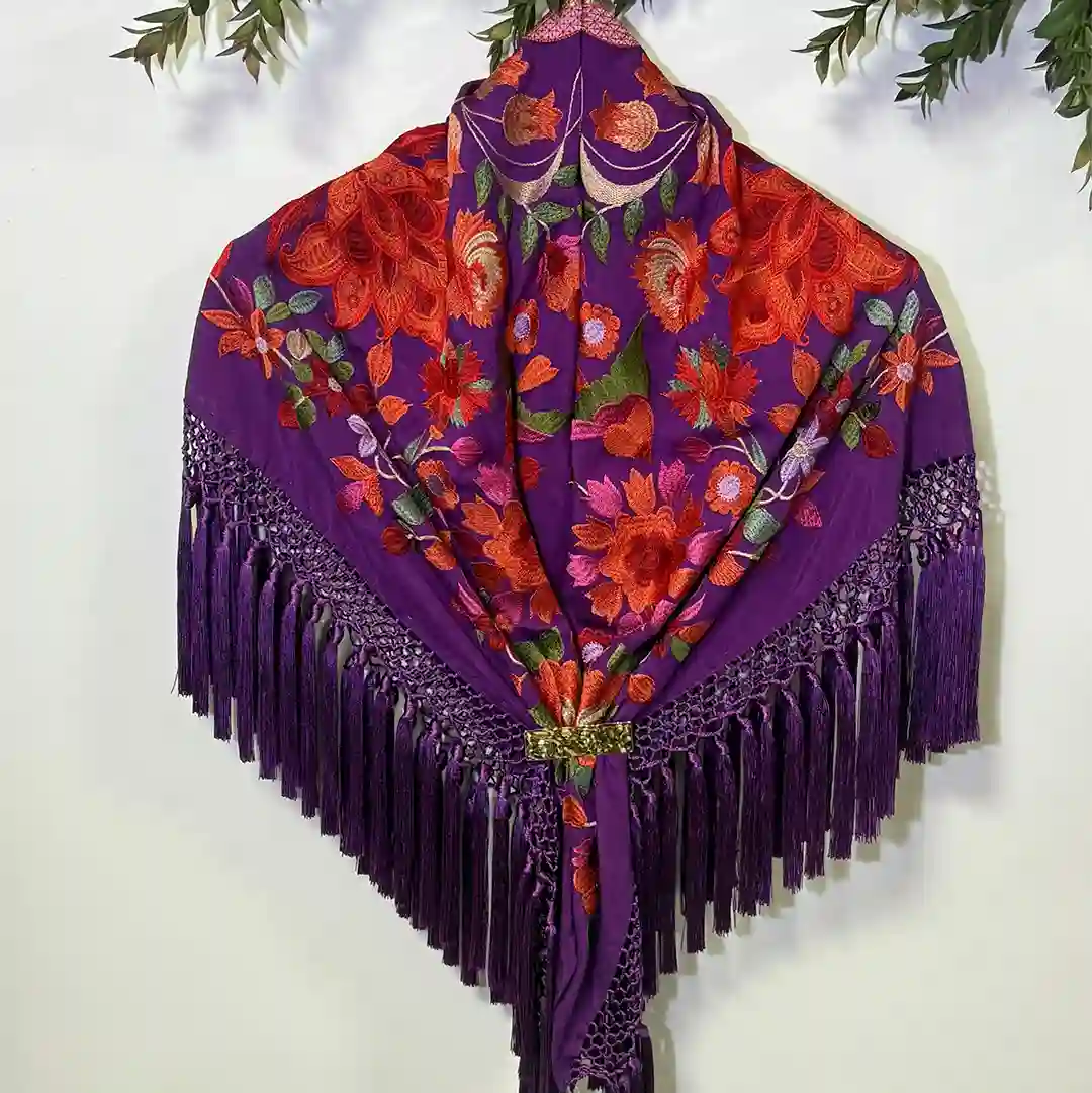 Mantoncillo Mod. Tulipán - Morado