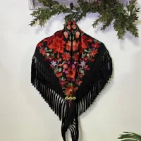 Mantoncillo Mod. Tulipán - Negro