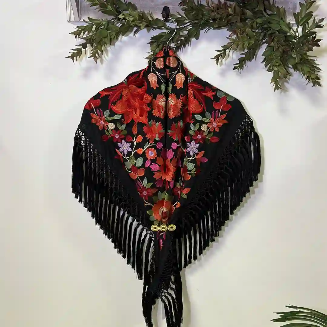 Mantoncillo Mod. Tulipán - Negro