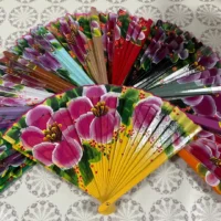 Abanicos Flores de Oriente