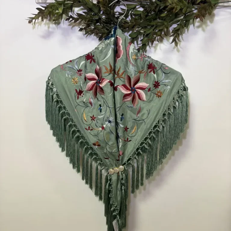 Mantoncillo Mod. Hortensia - Verde Agua