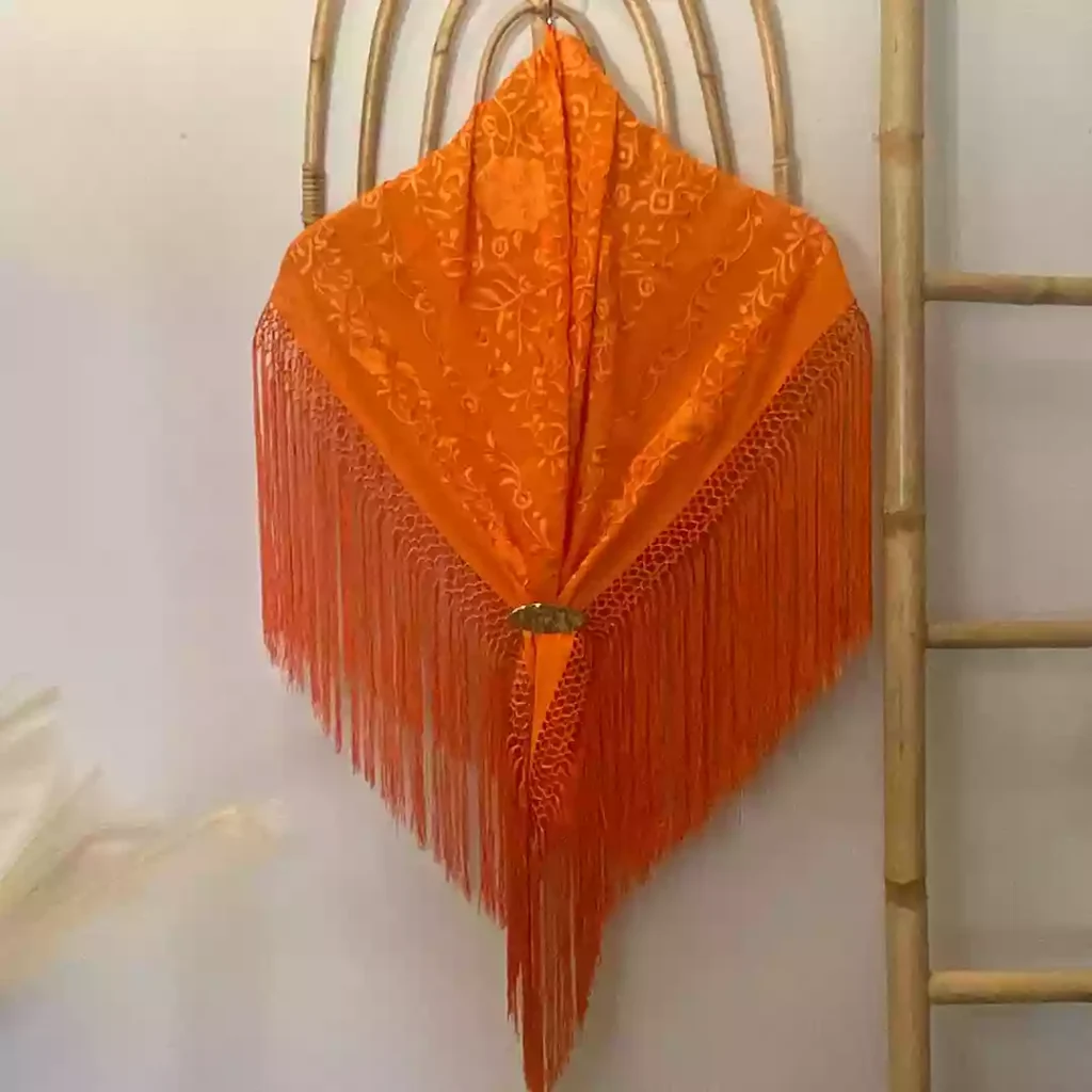 Mantoncillo Mod. Gasa al Tono - Naranja
