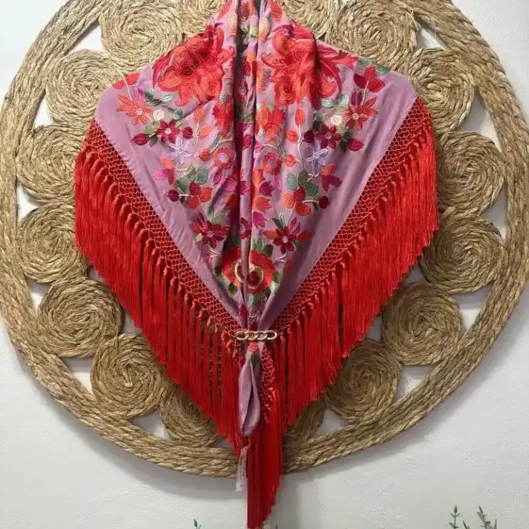 Mantoncillo Mod. Tulipán - Malva Empolvado