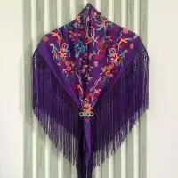 Mantoncillo Mod. Marisol - Morado