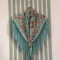 Mantoncillo Mod. Marisol - Verde Agua Pastel